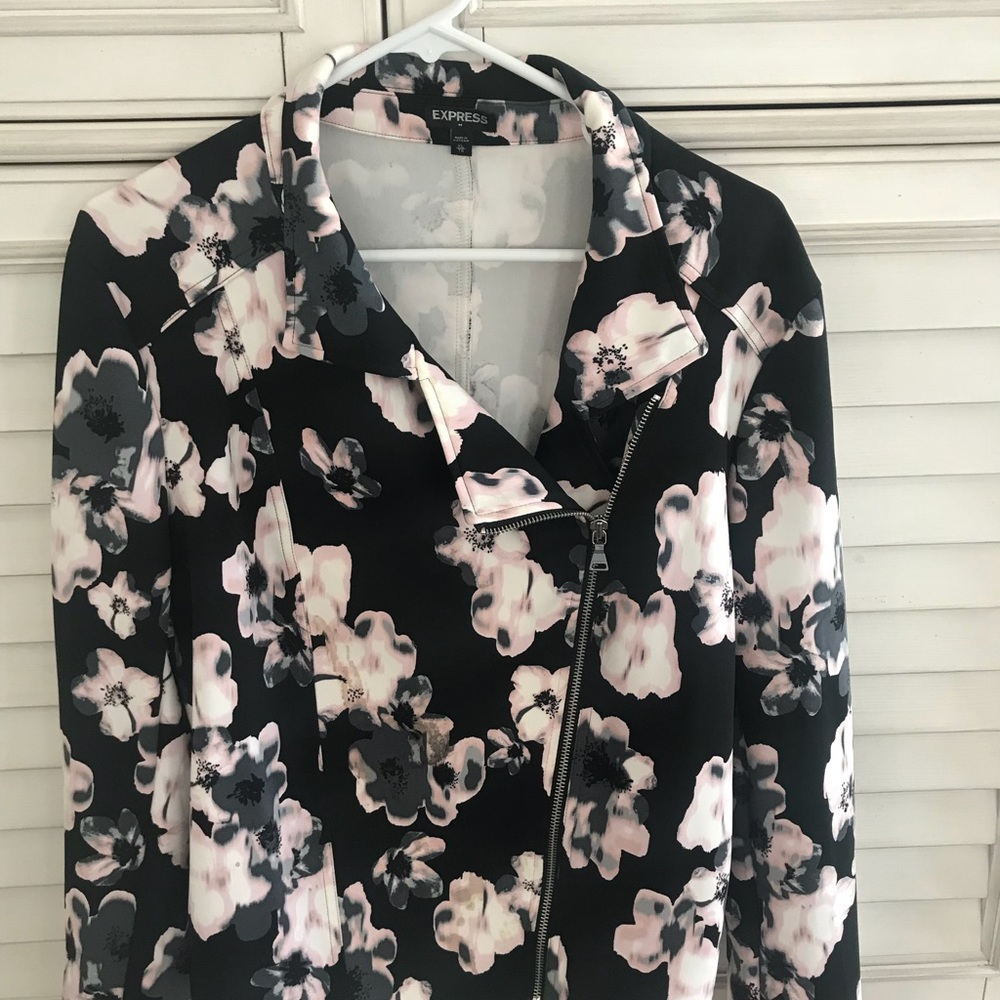 Express Floral Blazer